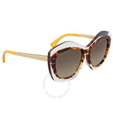 Fendi FF 0029/F/S 7NQ HA 56 17 140 Turtleshell Tortoise 